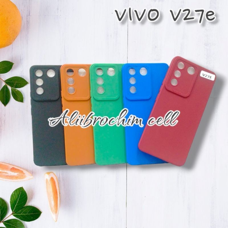 Casing Case Vivo V27e Softcase Macaron Pro Camera Original TPU
