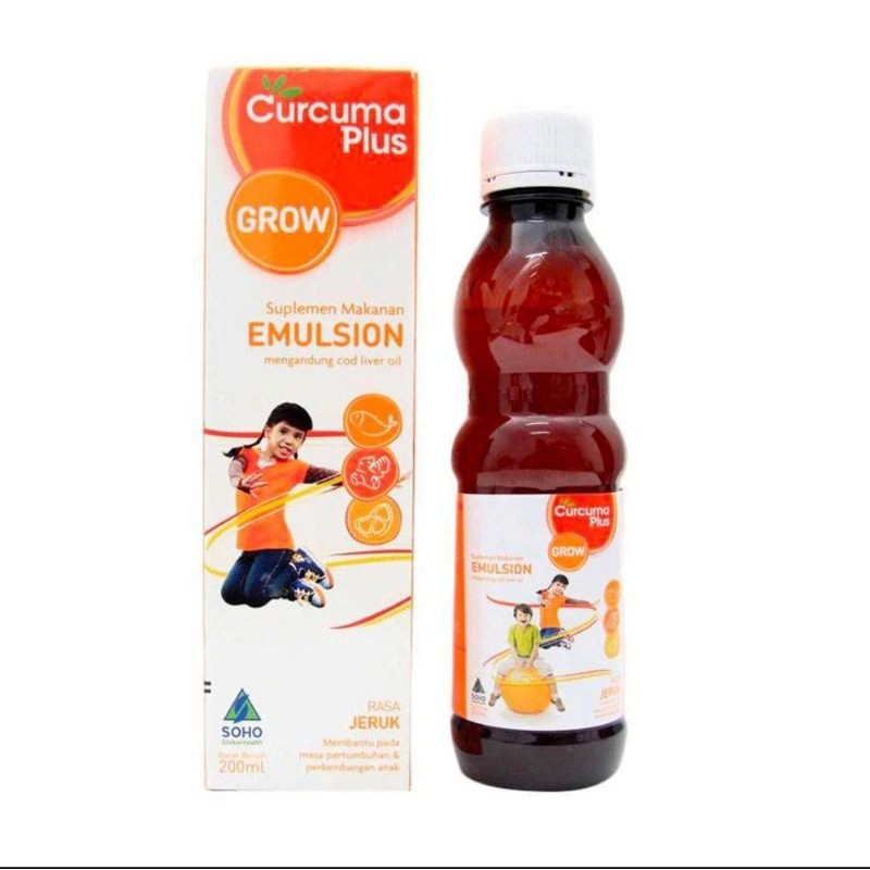 CURCUMA PLUS Emulsion Rasa Jeruk 200ml