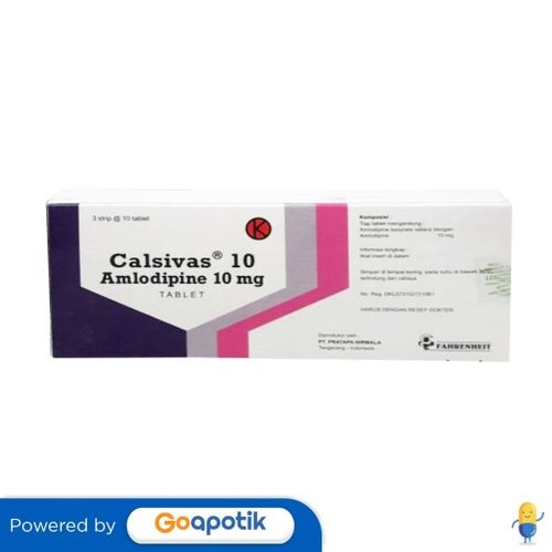 Calsivas 10 Mg Box 30 Tablet