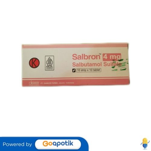 Salbron 4 Mg Box 100 Tablet