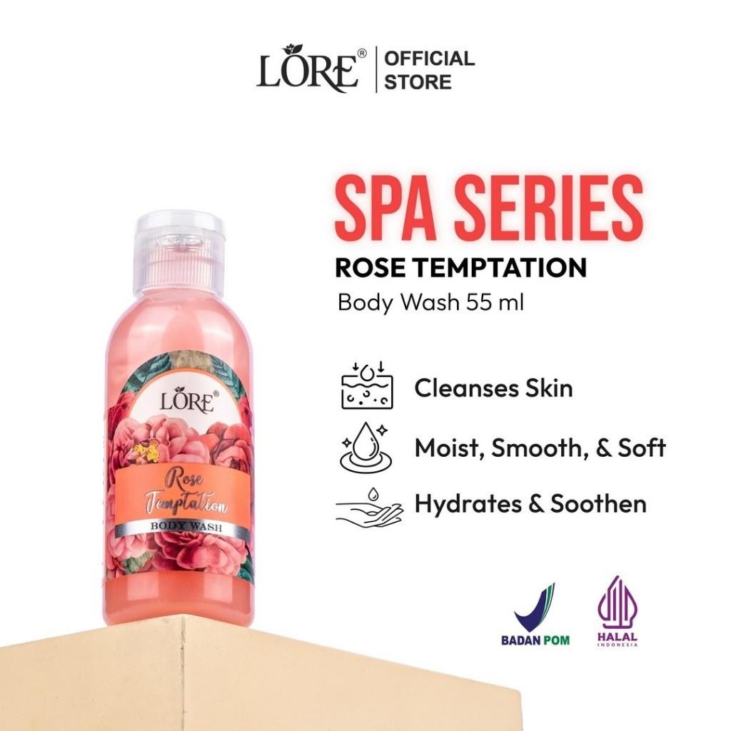LORE Rose Temptation Body Wash - 55 ml