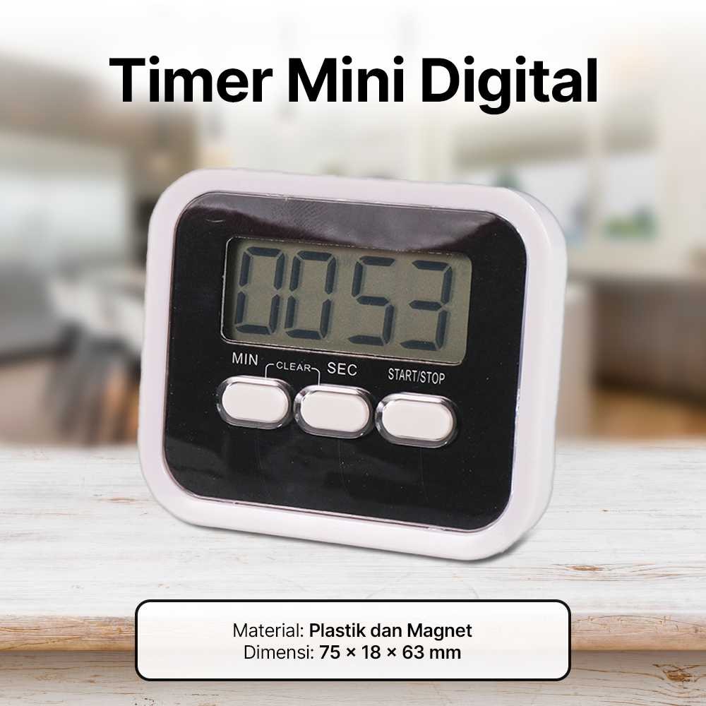 Aihogard Timer Mini Digital Dapur Kitchen Countdown Timer - II5 - AH