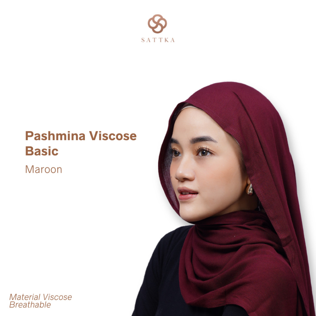 Pashmina Viscose Basic Airflow Sattka Basic