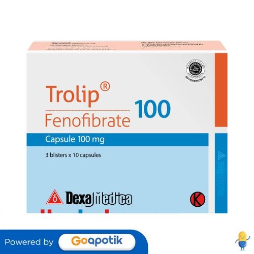 Trolip 100 Mg Box 30 Kapsul