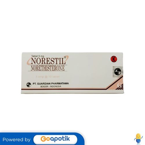 Norestil 5 Mg Box 30 Tablet
