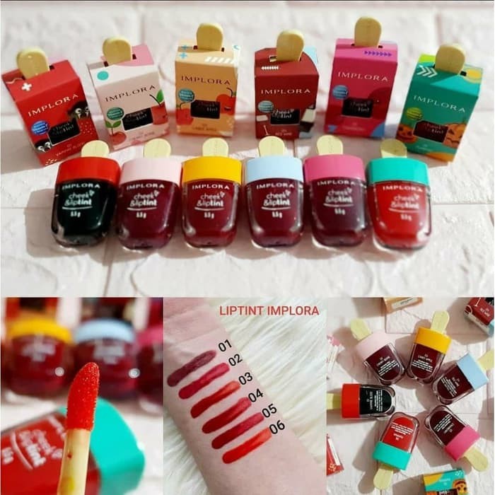 IMPLORA Cheek and Lip tint (Liptint Implora) BPOM