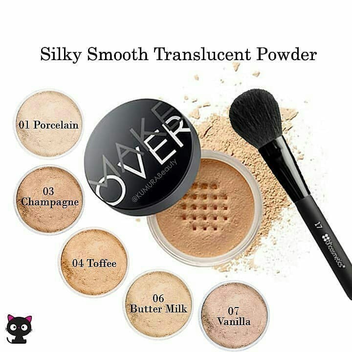 Make Over Silky Smooth Translucent Powder 35 g - Bedak Tabur Make Over