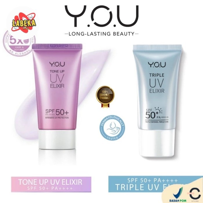 YOU Sunscreen Triple UV Elixir SPF 50+ PA++++ 30ml