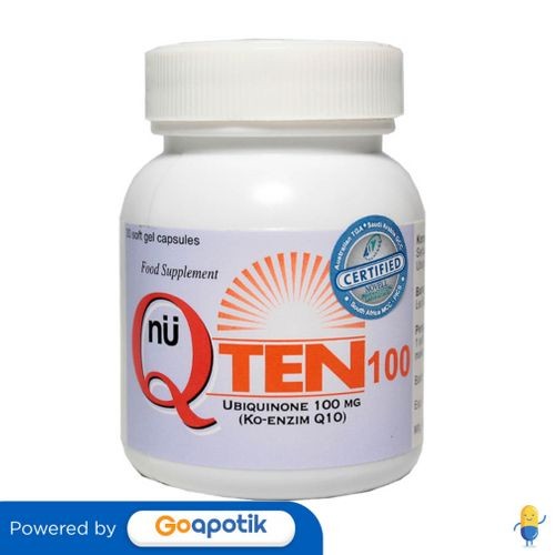 Q Ten 100 Mg Box 30 Kapsul