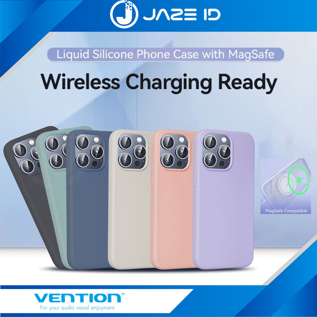 Vention Softcase Casing IPhone 13 Mini Pro Max Magnetic Magsafe Liquid Silicone Case