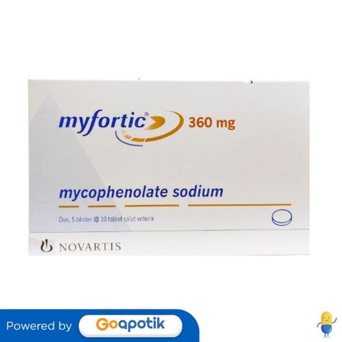 Myfortic 360 Mg Box 50 Tablet