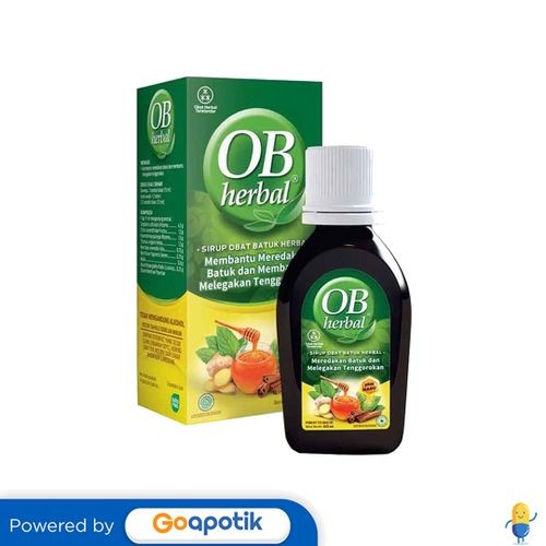Obherbal Syrup Isi 60 Ml Botol