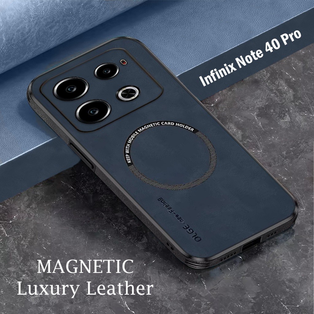 Case Infinix Note 40 Pro / Note 40 Pro Plus Softcase Luxury Magsafe