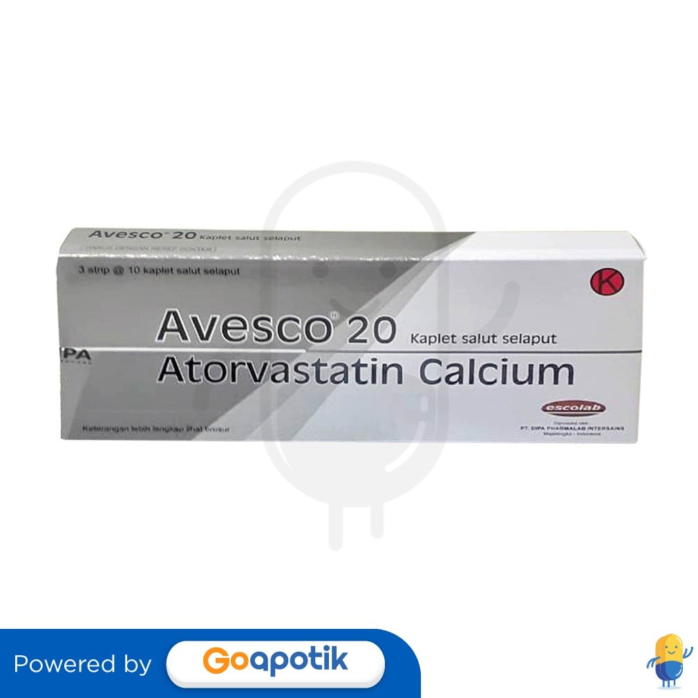 Avesco 20 Mg Box 30 Kaplet