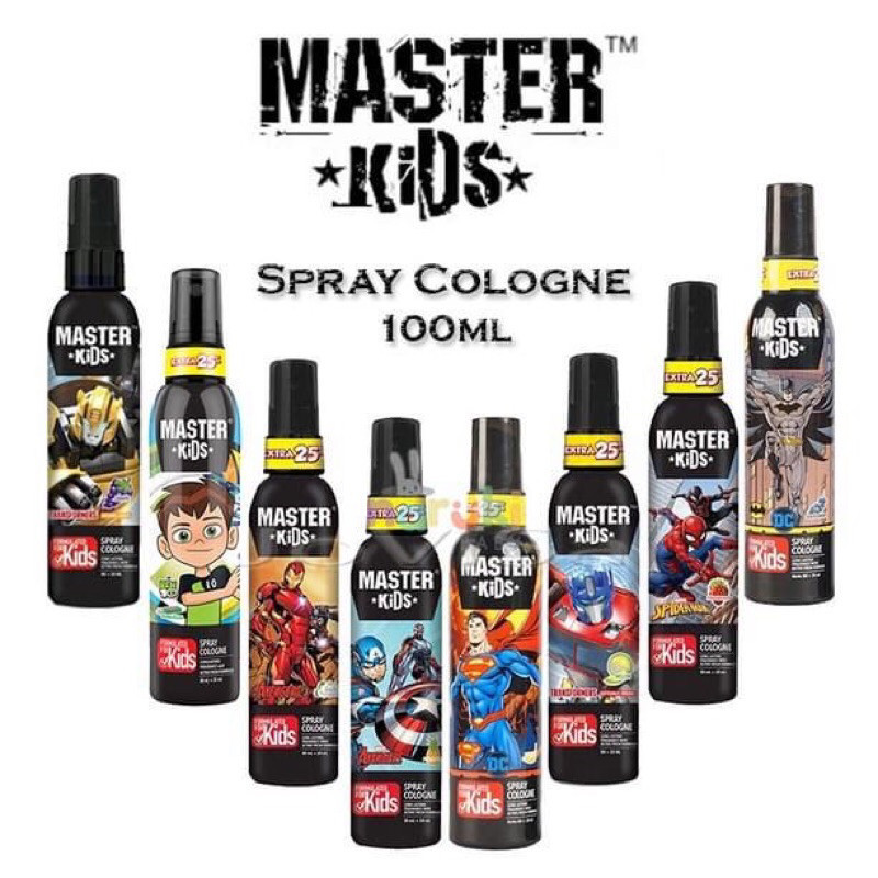 Master Kids Spray Cologne 100ml / BK