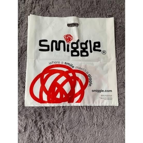 Smiggle Plastic Bag Large, Medium and Small - Large