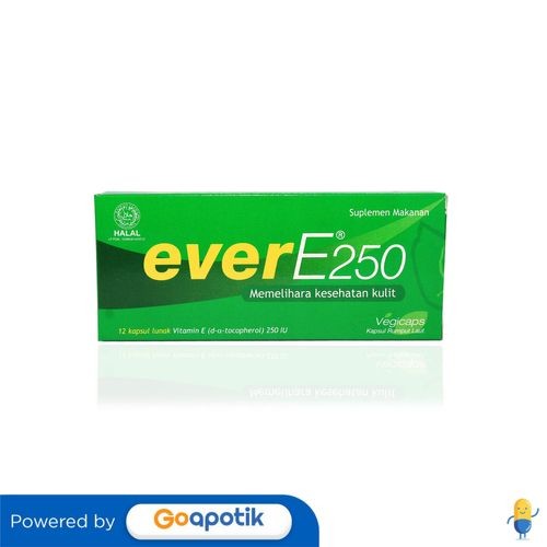 Ever E 250 Mg 12 Softgel Box