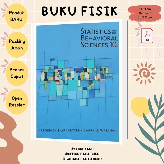 Statistics for the Behavioral Sciences 10e - Frederick J. Gravetter