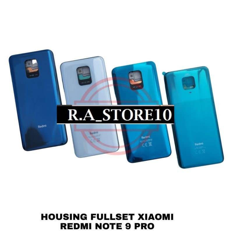 KESING CASING HOUSING FULLSET XIAOMI REDMI NOTE 9 PRO + FRAME LCD BACK CASING