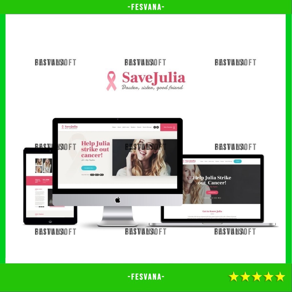 WORDPRESS THEME SAVE JULIA   D5183 TEMA TEMPLATE WEB BY FESVANA ORIGINAL