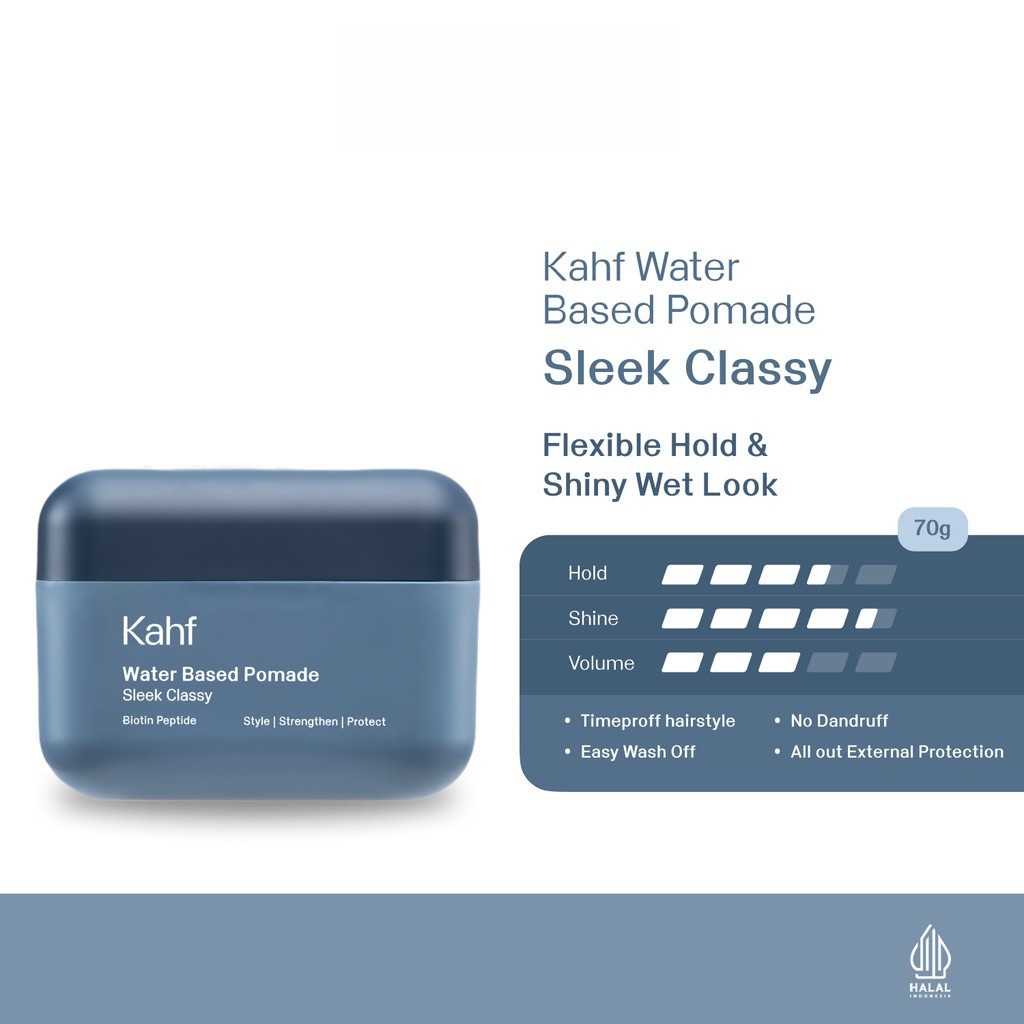Kahf Sleek Classy Waterbased Pomade 70g
