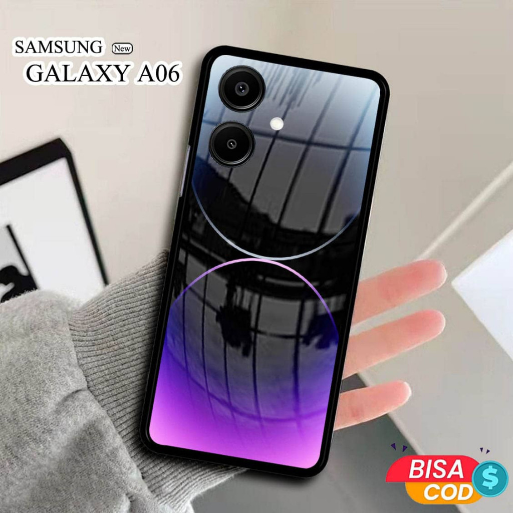 Softcase Glass Kaca | Case Kaca | Casing Kaca | SAMSUNG A06 [S10]