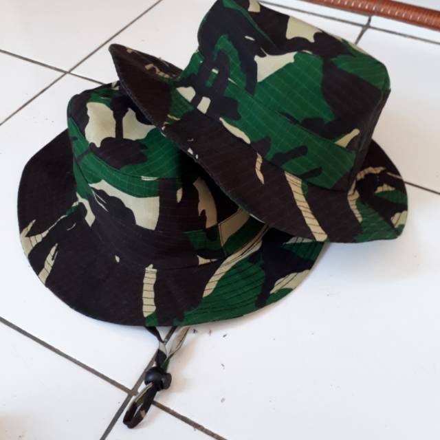 Topi.Rimba Loreng Army