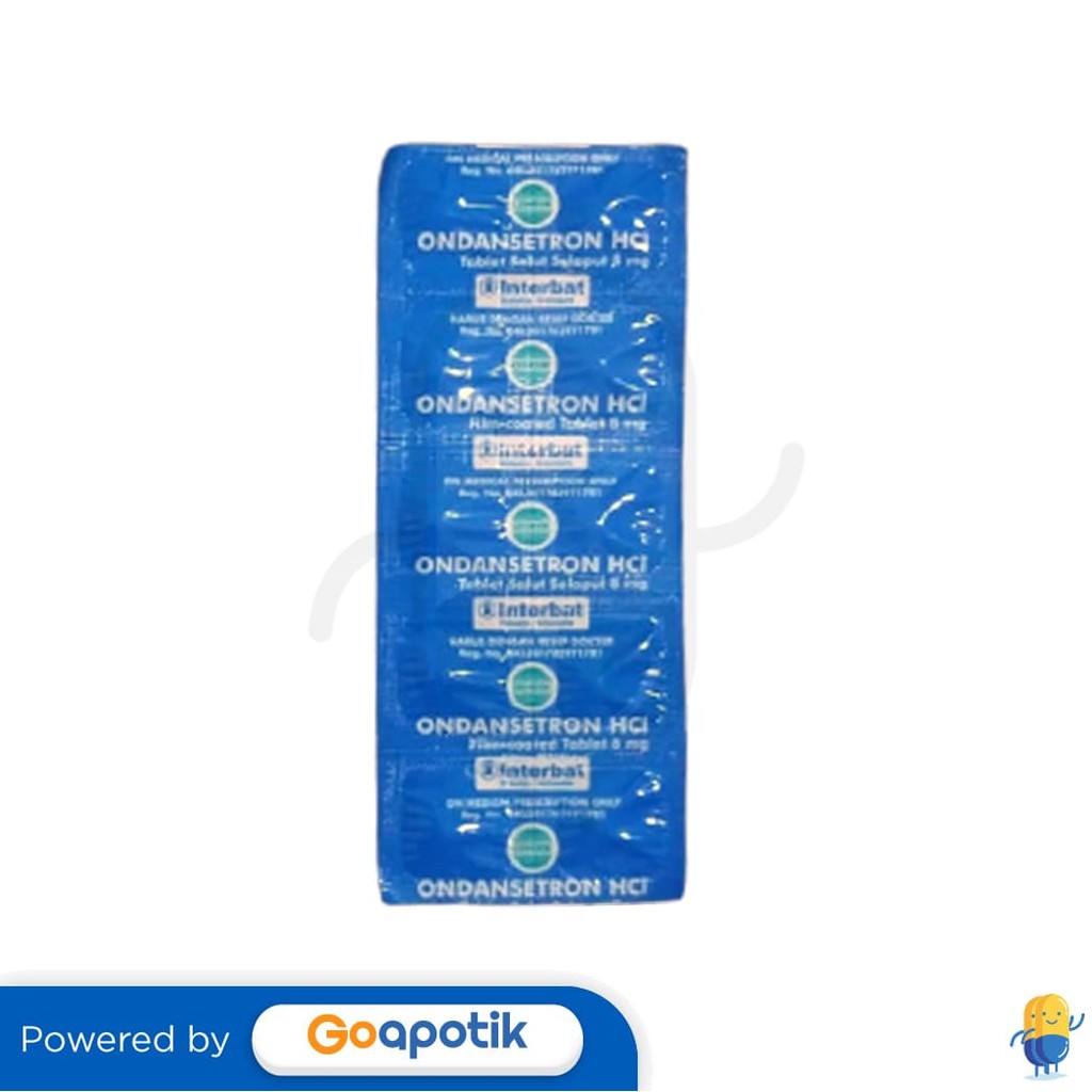 Ondansetron Hcl Interbat 8 Mg Strip 10 Tablet