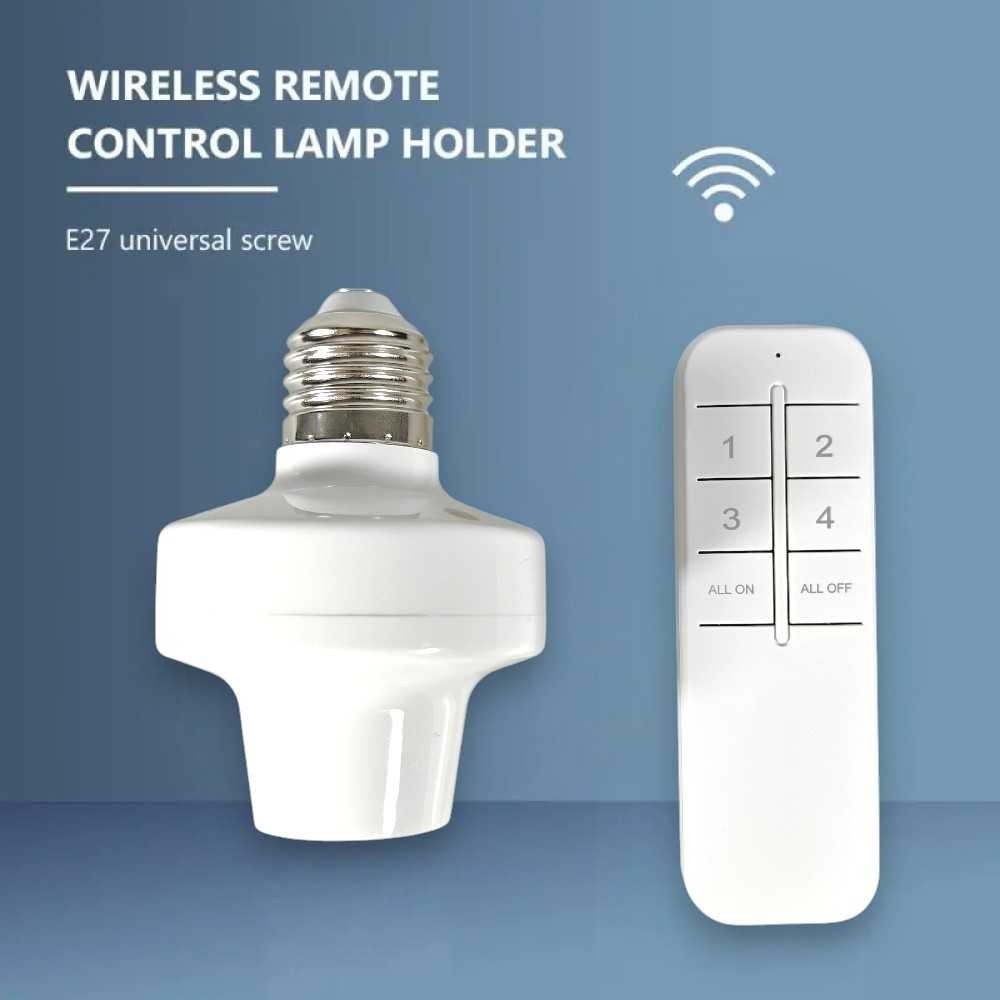 TSLEEN Fitting Lampu Wireless Remote Control E27 Timer Switch Lamp - DT0005 - A.H