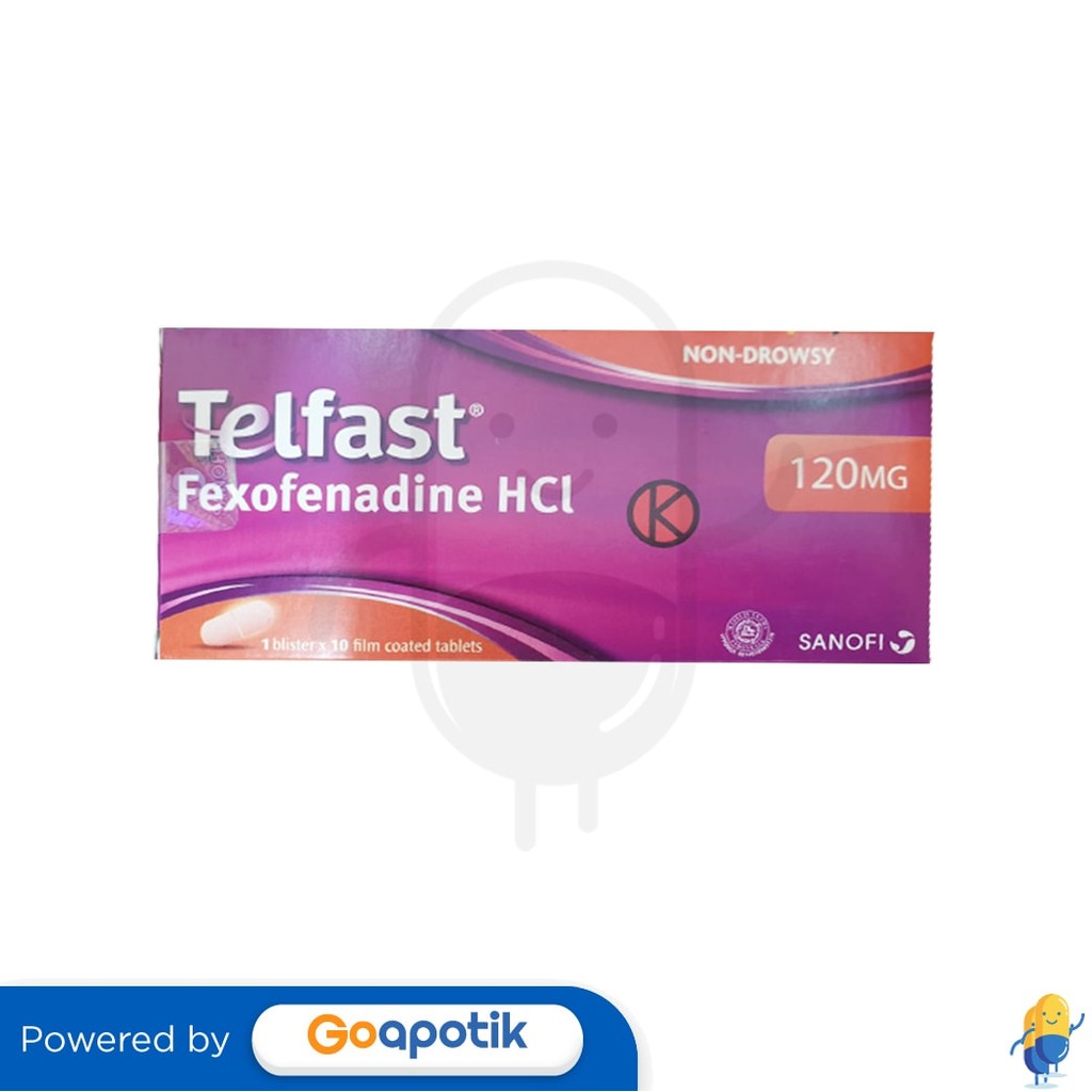 Telfast 120 Mg Box 10 Tablet