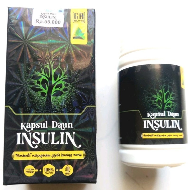 SHEEPHERBAL (COD) Daun_INSULIN_kapsul Alami 100% BISA COD