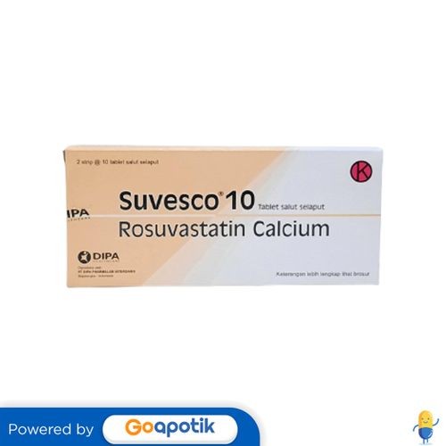 Suvesco 10 Mg Box 20 Tablet