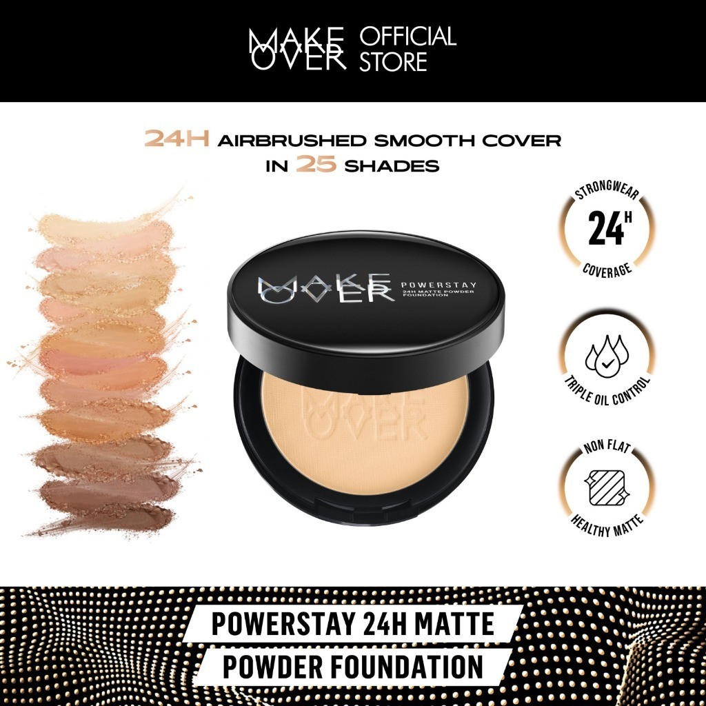 MAKE OVER Powerstay 24H Matte Powder Foundation