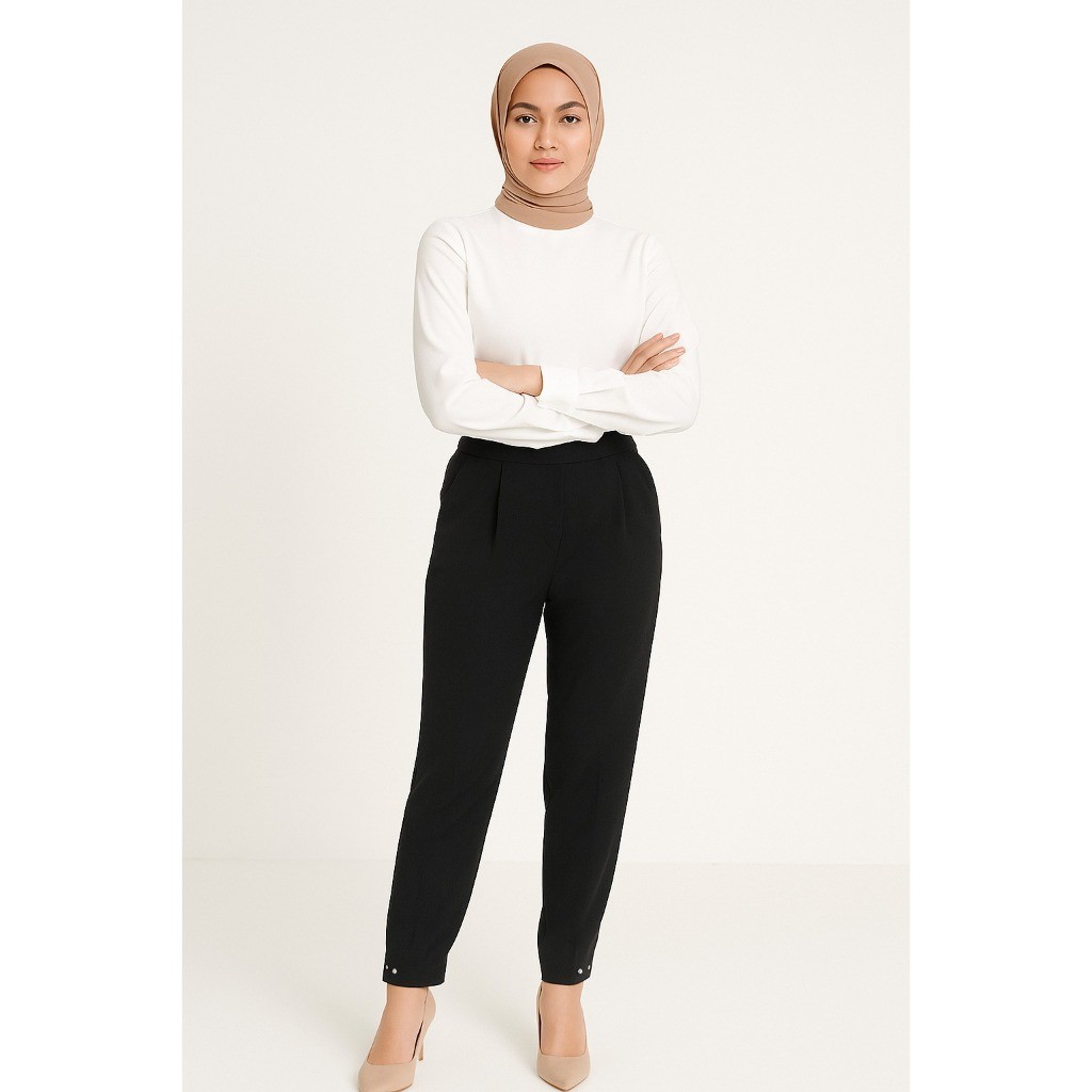 Azzar - Tumia Pants In Black