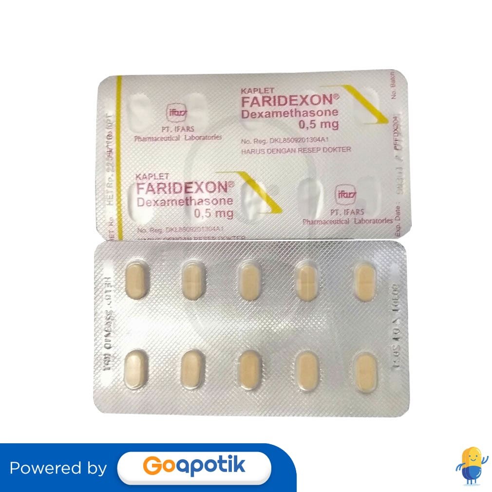 Faridexon 0.5 Mg Strip 10 Kaplet