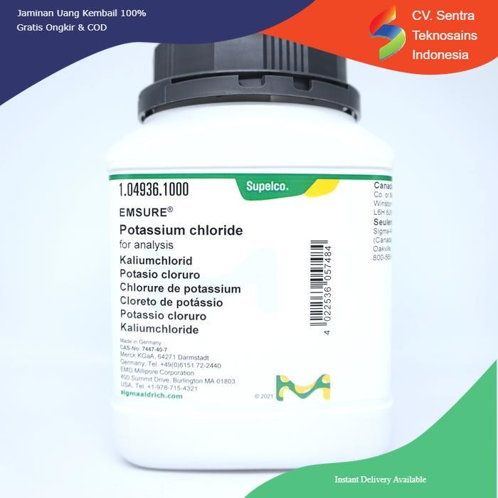 KCl Pro Analisa repack (1 gr)