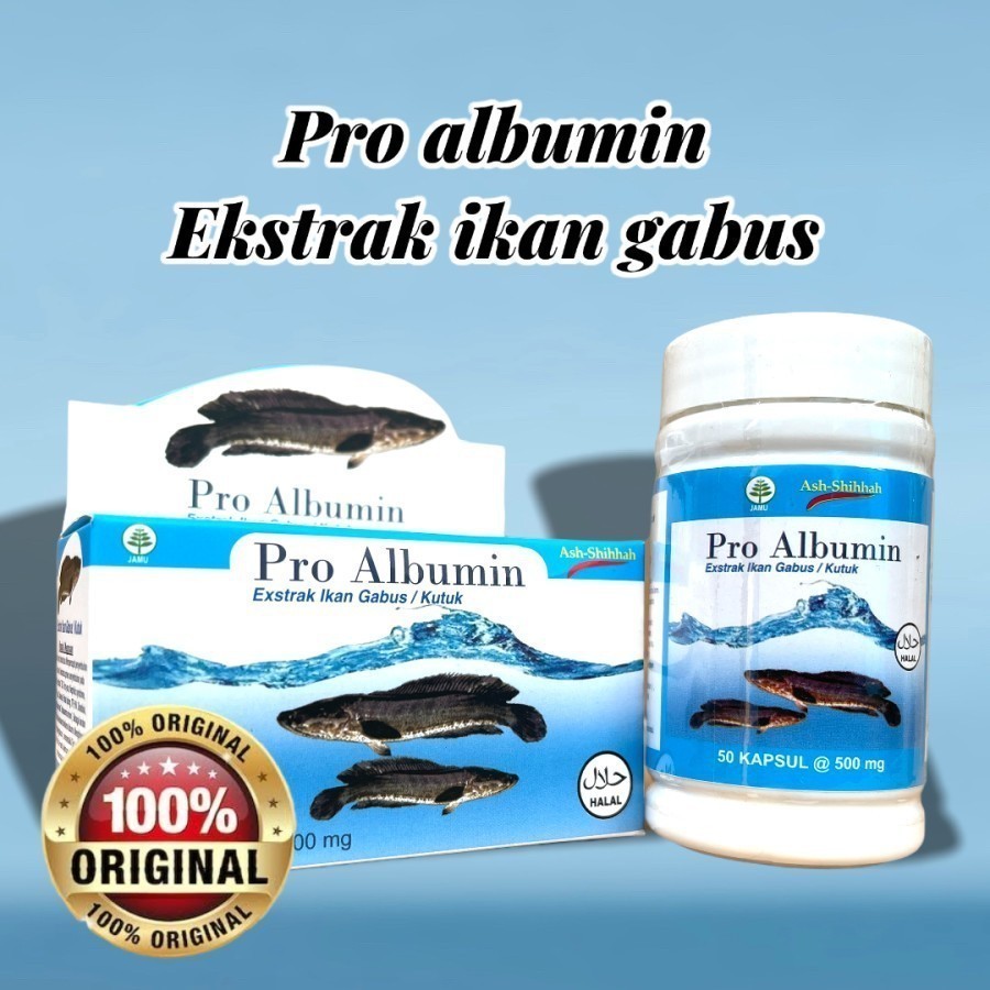 (COD) Pro albumin Ekstrak Ikan Gabus