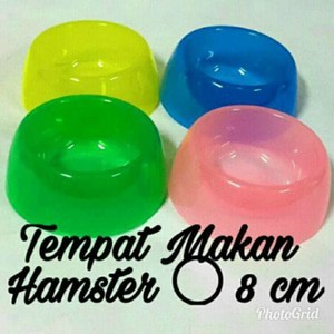 Tempat makan hamster 8cm