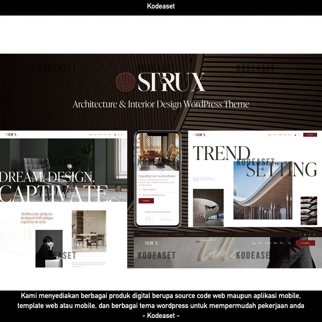 WORDPRESS THEME STRUX   D5893 TEMA TEMPLATE WEB BY KODEASET LISENSI ORIGINAL