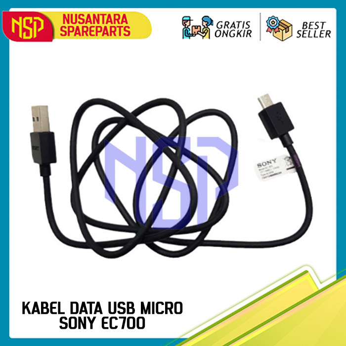 KABEL DATA MICRO USB SONY EC - 700 BLACK