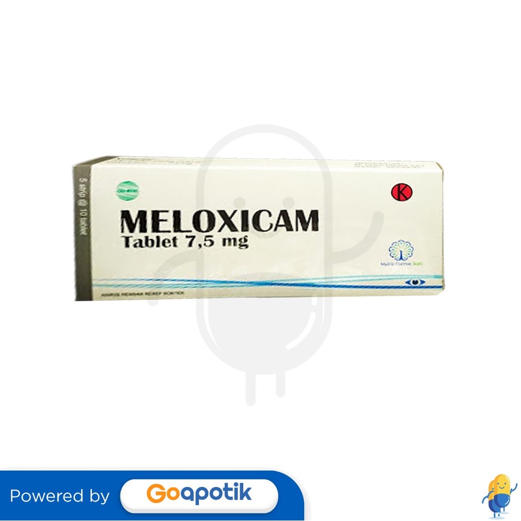 Meloxicam Mulia 7.5 Mg Box 50 Tablet