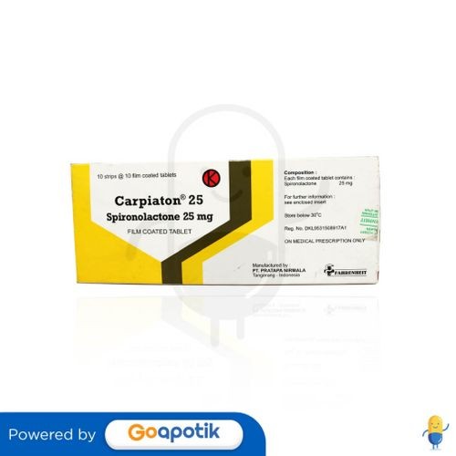 Carpiaton 25 Mg Box 100 Tablet