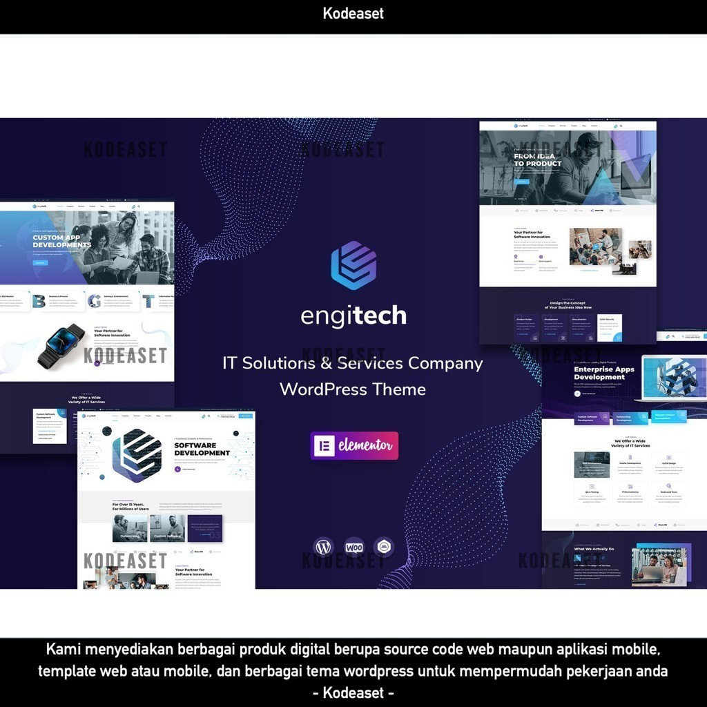 WORDPRESS THEME ENGITECH - IT SOLUTIONS & SERVICES   D5226 TEMA TEMPLATE WEB BY KODEASET LISENSI ORIGINAL