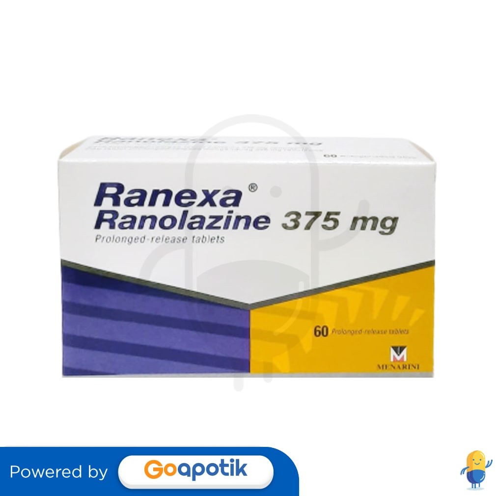 Ranexa 375 Mg Box 60 Tablet