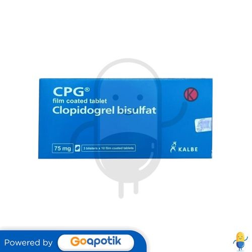 Cpg 75 Mg Box Isi 30 Tablet