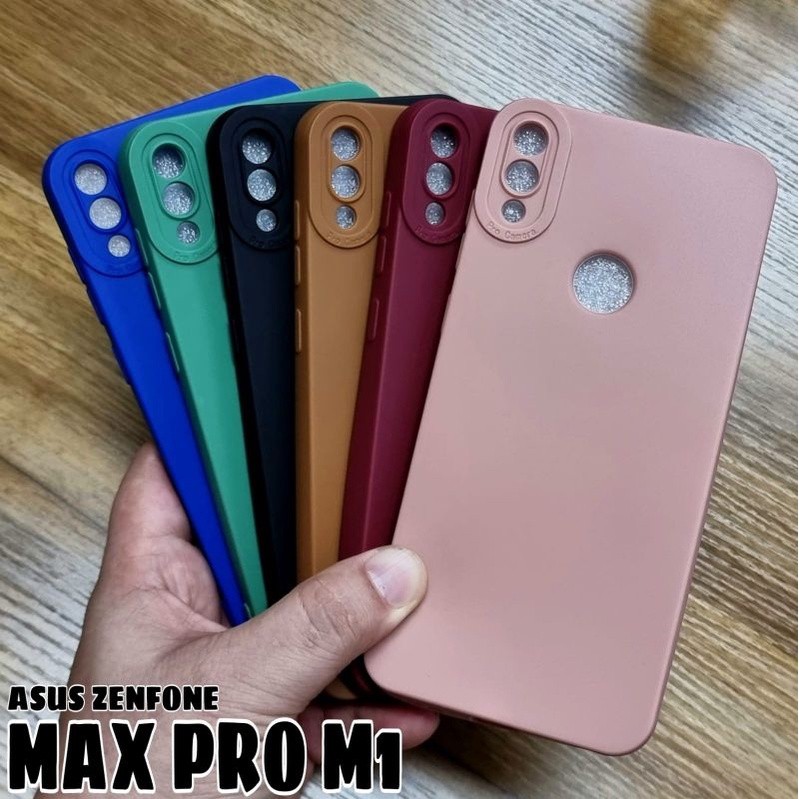 ASUS ZENFONE MAX PRO M1 CASE PRO CAMERA MACARON CASING SOFTCASE SILIKON