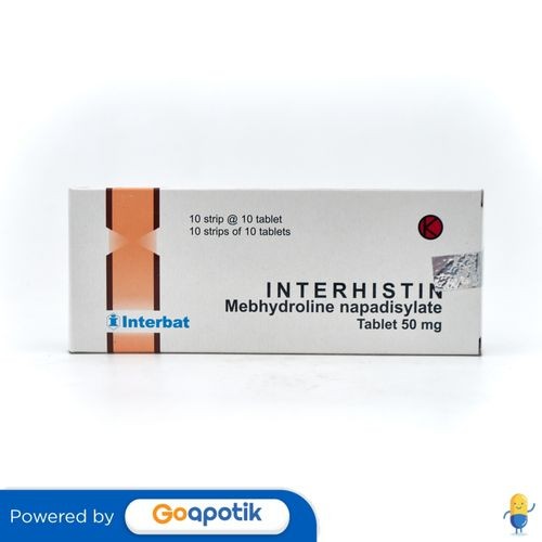 Interhistin 50 Mg Tablet Box