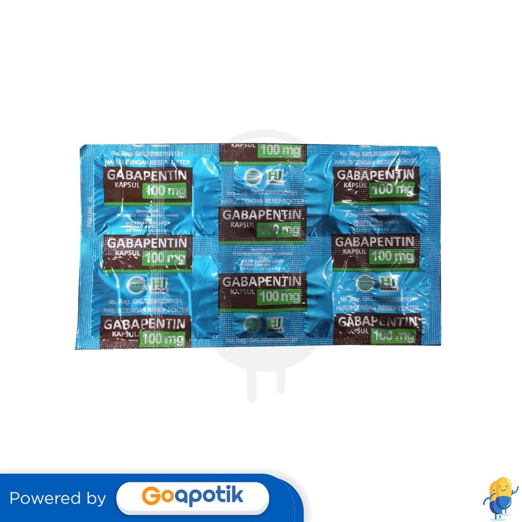Gabapentin Hexpharm 100 Mg Strip 10 Kapsul