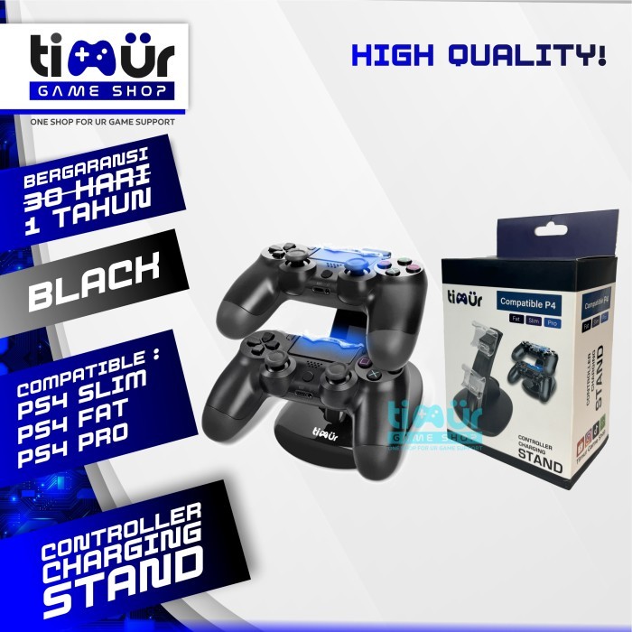 OVIO Dual Charging Dock Stand Stick PS4 Wireless Controller