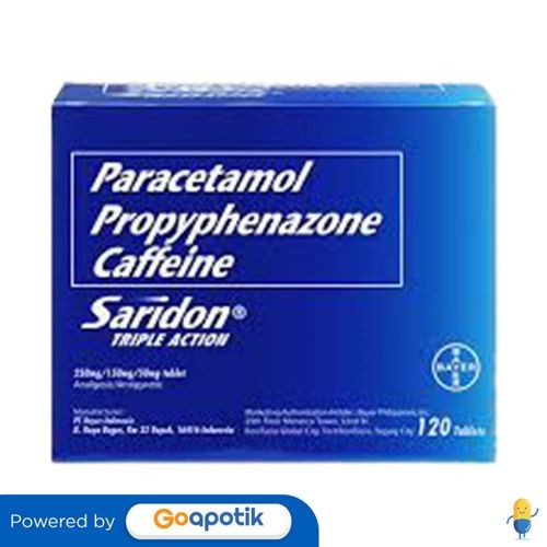Saridon Box Isi 120 Tablet